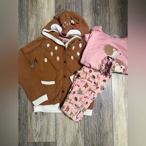 Gymboree Pink set  with Embroidered Detail